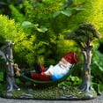 thumbnail image 1 of Hammocks Dwarf Garden Creative Decoration Christmas Gift Resin Crafts Decoration, 1 of 7