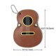 thumbnail image 5 of Leather Embroidered Guitar Pick Holder Perfect Present For Guitar Enthusiasts Musician's Present Idea, 5 of 5