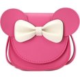 thumbnail image 1 of Small Mouse Ear Bow Bag, pu Shoulder Bag for Kids, Girls and Toddlers, 1 of 5