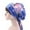 Royal Blue Flower, variant on Women Soft Satin Head Scarf Sleeping Cap Bonnet Headwear Turbans Long Hair Headwraps Cancer Printing Hat