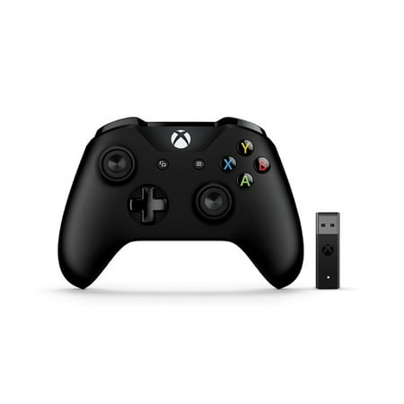 Xbox Controller + Wireless Adapter for Windows 10 (Best Arcade Controller For Pc)