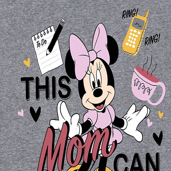Mickey & Friends - This Mom Can - Women's Short Sleeve Graphic T-Shirt