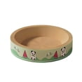 thumbnail image 2 of koolsoo Grattoir pour Chat Lit Exercice Griffes Repos Jeu Tapis de Grattage Ondulé Rond TG, 2 of 9