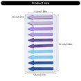 thumbnail image 3 of 1200/2400Pcs Colorful Label Writable Sticker Reading Notes Bookmarks Labelling Sticker for Page Marking, 3 of 9
