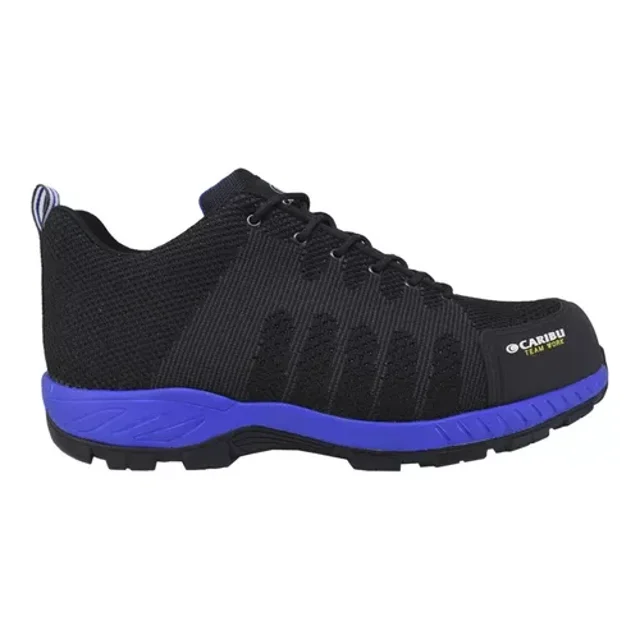 Tenis industrial Choclo con casco Caribu modelo 325 negro-azul