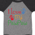 thumbnail image 4 of Inktastic Pawpaw Grandkids Handprints Boys or Girls Baby Bodysuit, 4 of 5