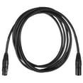 thumbnail image 2 of (2) Rockville RCXFM10E-B 10 Foot Female to Male XLR Mic Cables Black 100% Copper, 2 of 5