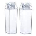 thumbnail image 2 of Botellas de plástico de leche transparente, caja de leche, botella de agua, taza a prueba de fugas, caja de leche de alta capacidad Jadeshay A, 2 of 8