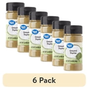 (6 pack) Great Value Ground Thyme, 1.4 oz