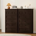 thumbnail image 4 of NEORIVER 6 Drawer Tall Dresser, Modern Farmhouse Chest of Drawers with Assembly Video Guide, 4 of 7