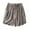 Gray, variant on Cotton Linen Shorts for Women Summer Lightweight Drawstring Elastic Waisted Loose Casual Shorts