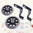 thumbnail image 2 of 2PCS Children Bike Auxiliary Wheel Flashing Light Mute Wheel Accessories with 18 Inch Bracket (Black), 2 of 8