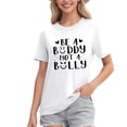 thumbnail image 4 of Tops de Ajuste Suelto para las Mujeres Blusas Impresas Pullover de Manga Corta, Cuello Redondo Top de Poliéster Casual, 4 of 6