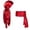 Red, variant on Kids Pirate Headband with Sash Two Piece Set Pirate Costume Halloween Cosplay Halloween Costume