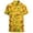 02-Yellow, variant on IWRICH Hawaiian Shirts for Men Women Sasquatch Summer Beach Button down Short Sleeve Tops Casual Fashion V Neck T Shirts 09-Black XL