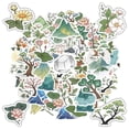 thumbnail image 5 of 35pcs-50pcs Floral Stickers Nature Stationery Stickers Decals Mountain Stickers Trees Stickers for Laptops Phone Luggage, 5 of 9