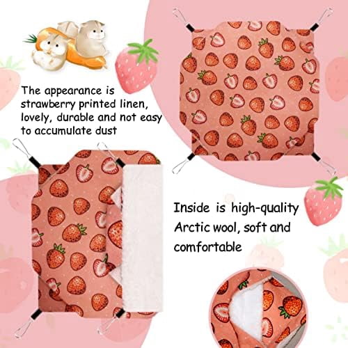 Multi-Level Pet Hammock with Tunnel Hideout for Guinea Pigs, Ferrets, Hamsters, Sugar Gliders
