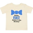 thumbnail image 3 of Inktastic Happy First Mother's Day, Mommy Bow Tie Boys or Girls Baby T-Shirt, 3 of 5