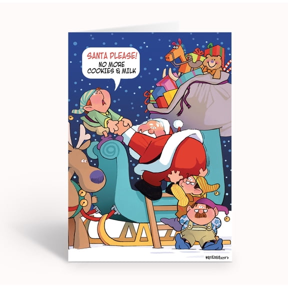 Santa Needs a Little Help - 18 Funny Christmas Cards - 20142