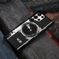 thumbnail image 4 of WIRESTER Shockproof Soft Rubber Cover Case for Samsung Galaxy S25 Ultra 6.8" 2025, Retro Vintage Camera Zoom, 4 of 5