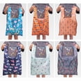 thumbnail image 6 of YINKUU 6pcs Reusable Grocery Bags Reusable Shopping Bags For Groceries Foldable Washable Polyester X-Large Grocery Tote Bags For Women Men Christmas, 6 of 12