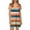 03 Multicolor Striped Print, variant on Dresses for Women 2026 Floral Print V Neck Short Sleeve Midi Dress Summer Fashion Flowy Beach Vacation Dress Red