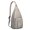 Grey-17, variant on Chic Bohemian Sling Backpack - Elegant Paisley & Floral Design, Multi-Pocket Anti-Theft Shoulder Bag for Commuters