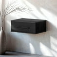thumbnail image 1 of South Shore Haven Floating Side Table with 1 Drawer, in Black Oak, 1 of 11