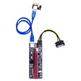 thumbnail image 2 of Pcie Riser 1X A 16X Extensión De Gráficos Para Gpu Mining Powered Riser Tarjeta Adaptadora 60Cm Cable Usb 3.0 4 Capacitores Sólidos Speravity EL017018-02, 2 of 5