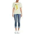 thumbnail image 2 of Tweety Juniors Magazine T-Shirt with Short Sleeves, 2 of 5
