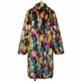 thumbnail image 6 of USNSM Men's Fluffy Long Sleeve Faux Furry Coat Jacket Long Thicken Soft Jacket Lapel Outerwear Winter Parka Overcoat Multicolor L, 6 of 9