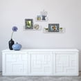 thumbnail image 5 of MELANNCO Floating U Shelves Set of 3, White, 5 of 8