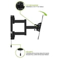 thumbnail image 4 of Kanto RV250G Full Motion TV Wall Mount | Includes 2 Wallplates to Move TV Between Locations | Galvanized to Prevent, 4 of 4