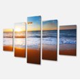thumbnail image 2 of Blue Sea and Sky with Sandy Beach - Seashore Canvas Art Print, 2 of 3