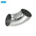 thumbnail image 3 of Uxcell 2 Inch OD 201 Stainless Steel Butt, 4 Pack 90 Degree Elbow Pipe Fitting Bend Welding for Stair Handrail, 3 of 7