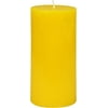 Jeco 3x6 Inch Citronella Pillar Candles (Case of 12) Yellow