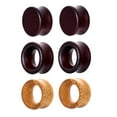 thumbnail image 2 of Wooden Ear Expander,Ear Tunnels ,Wood Tunnel Gauge,Ear Gauges Piercing,Wood Tunnel Ear Stretching,Ear Expander Stretching Kits,Body Jewelry,Saddle Flared Plug 12mm, 2 of 6