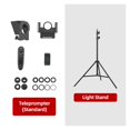 thumbnail image 1 of Recording Mini Teleprompter Portable Inscriber Mobile Teleprompter Artifact Video With Remote Control For Live ,Easy to Operate, 1 of 7