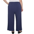 thumbnail image 2 of Alfred Dunner Womens Plus-Size Pleated Wide Leg Ankle Pants, 2 of 4
