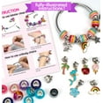 thumbnail image 4 of Charm Bracelet Making Kit, Rongsi 150 Pcs Jewelry Making Supplies Including Pendants Neck Chains, Unicorn Gifts Set for Teen Girls Arts and Crafts for Kids Ages 5-12, 4 of 6