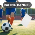 thumbnail image 2 of LOLIPPYY 48Pcs Sports Flag White Rectangular for Men and Matches, 2 of 8