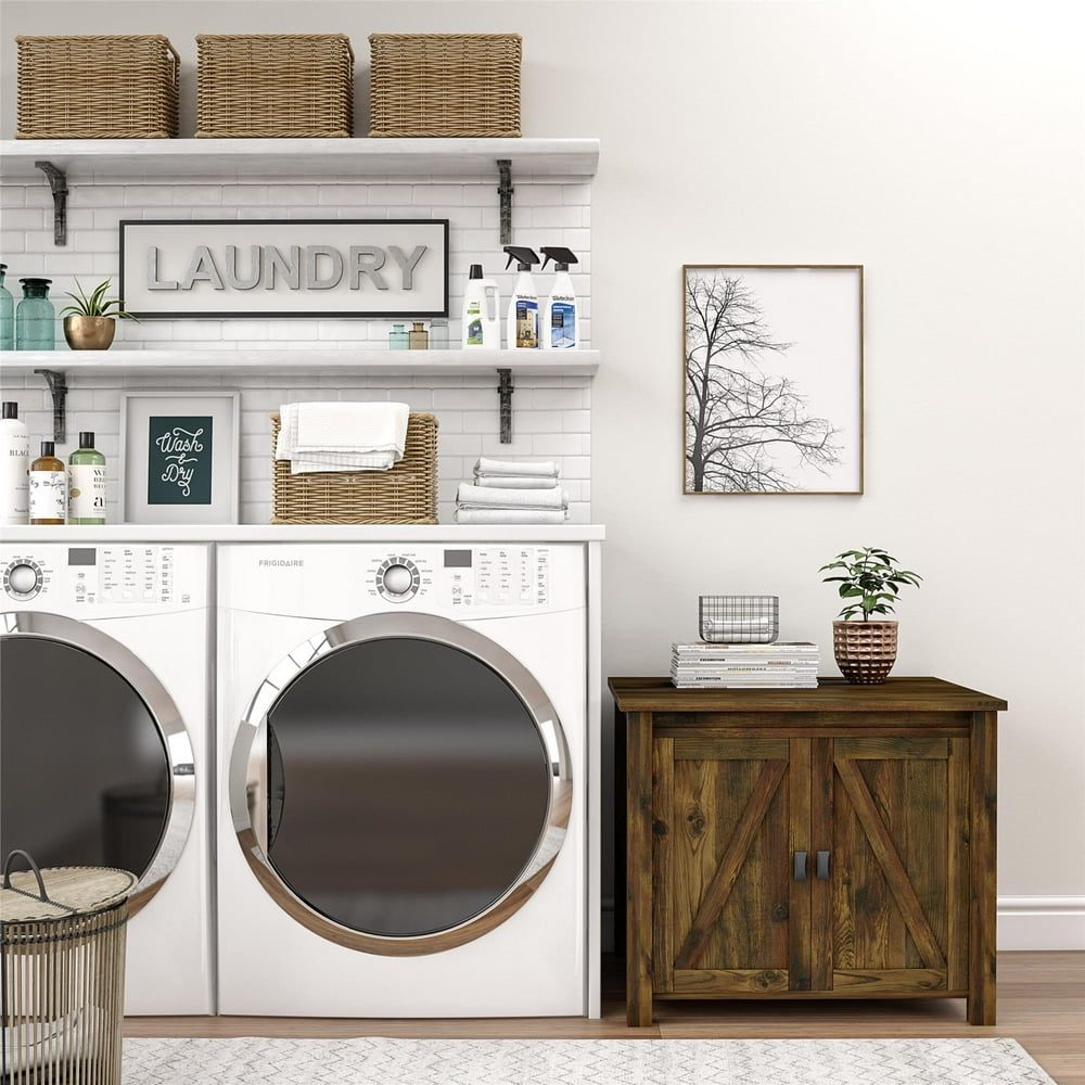 Ollie & Hutch Farmington Litter Box Enclosure, Rustic