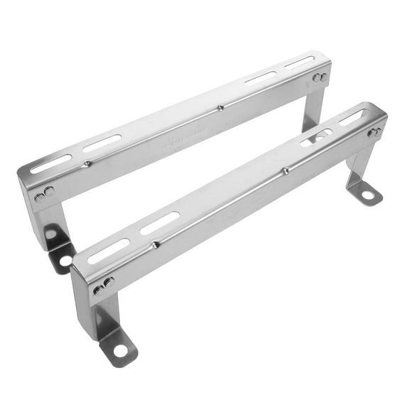 Miangastore Window Ac Bracket Support Silver for Outdoor Use 1 Pair 14.88X3.93X2.55in