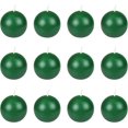 thumbnail image 2 of Zest Candle 12-Piece Ball Candles, 2-Inch, Hunter Green, 2 of 6