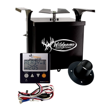 WILDGAME INNOVATIONS Trophy Hunter 6V Digital Feeder Kit , Weather-Resistant Durable Easy-to-Use Digital Power Control Unit for Hunting Game Feeder
