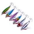 thumbnail image 3 of Señuelos de pesca con placa de hierro, 6 uds., cebos duros artificiales con anzuelo triple (15g) Ehuebsd Para estrenar, 3 of 9