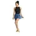 thumbnail image 3 of Women's Dance Ballet Shorts-Skirt by Danz N Motion 21412A Malachite Medium, 3 of 11