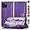 Purple, variant on for iPhone 13 Pro Max 6.7" Phone case[RFID Blocking Leather],[3 Credit Card Slot] Flip Folio Book Shockproof Protector,Holder Stand Cases,Women Men for Apple 13 ProMax Wallet Cover,Light Brown