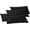 Black, variant on Mocassi 4-PACK Solid Pillowcases 1500 Thread Count Egyptian Quality,Easy Slip-On, 4-Piece Set, Body Pillowcase, Taupe