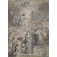 thumbnail image 3 of Philip Fruytiers 18x24 Black Modern Framed Museum Art Print Titled - The Distribution of Franciscan&nbsp;Cords (1647-49), 3 of 5